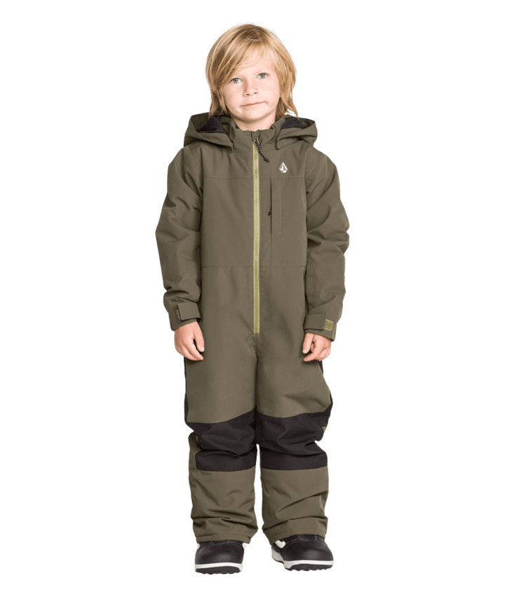Volcom Kids Little Flurry One Piece - Teak 