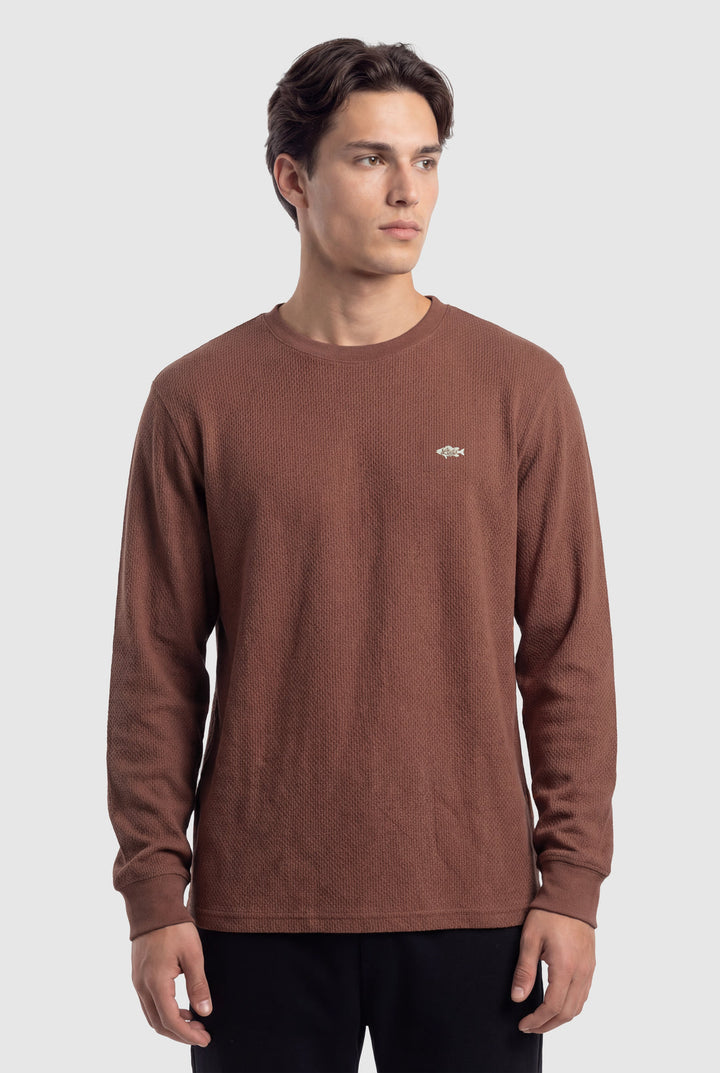 TEAMLTD Mens Northshore Waffle Long Sleeve