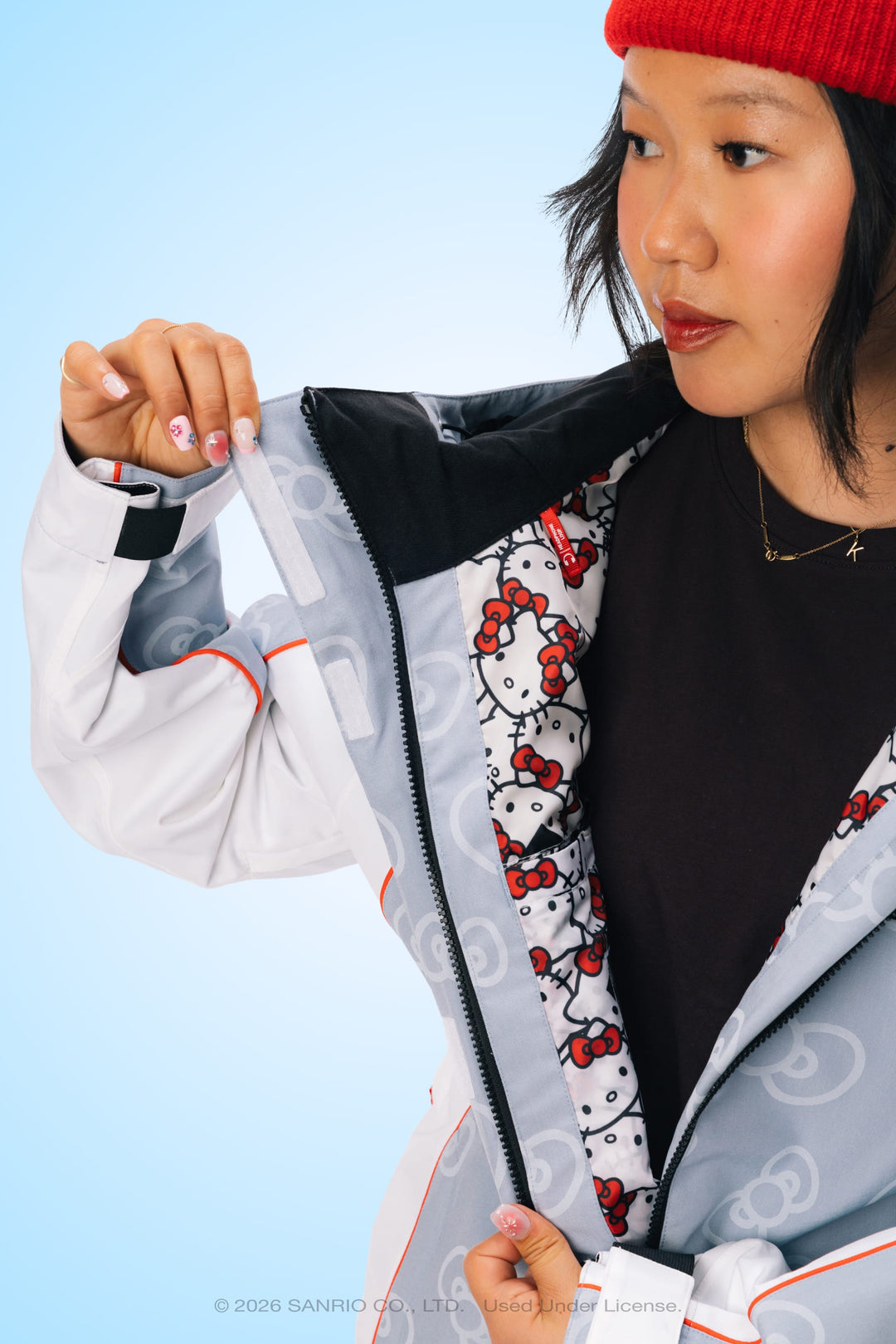 686 Womens Hello Kitty Lil Bow Shell Jacket
