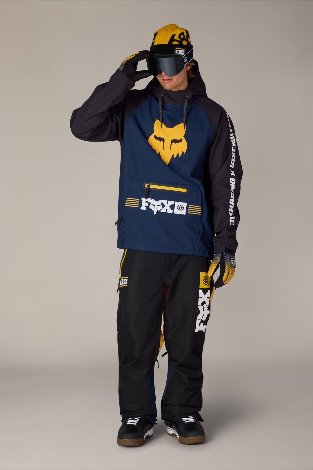 686 Mens Fox Racing Waterproof Hoody