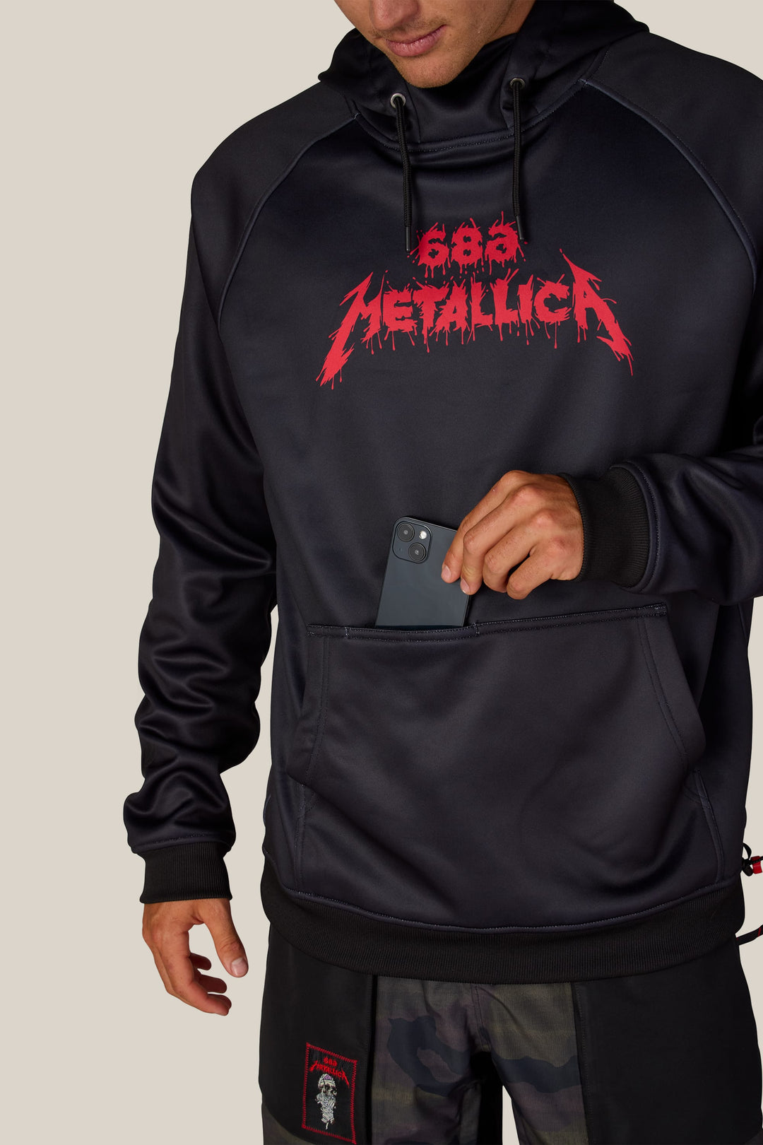 686 Mens Metallica Bonded Fleece Pullover Hoody