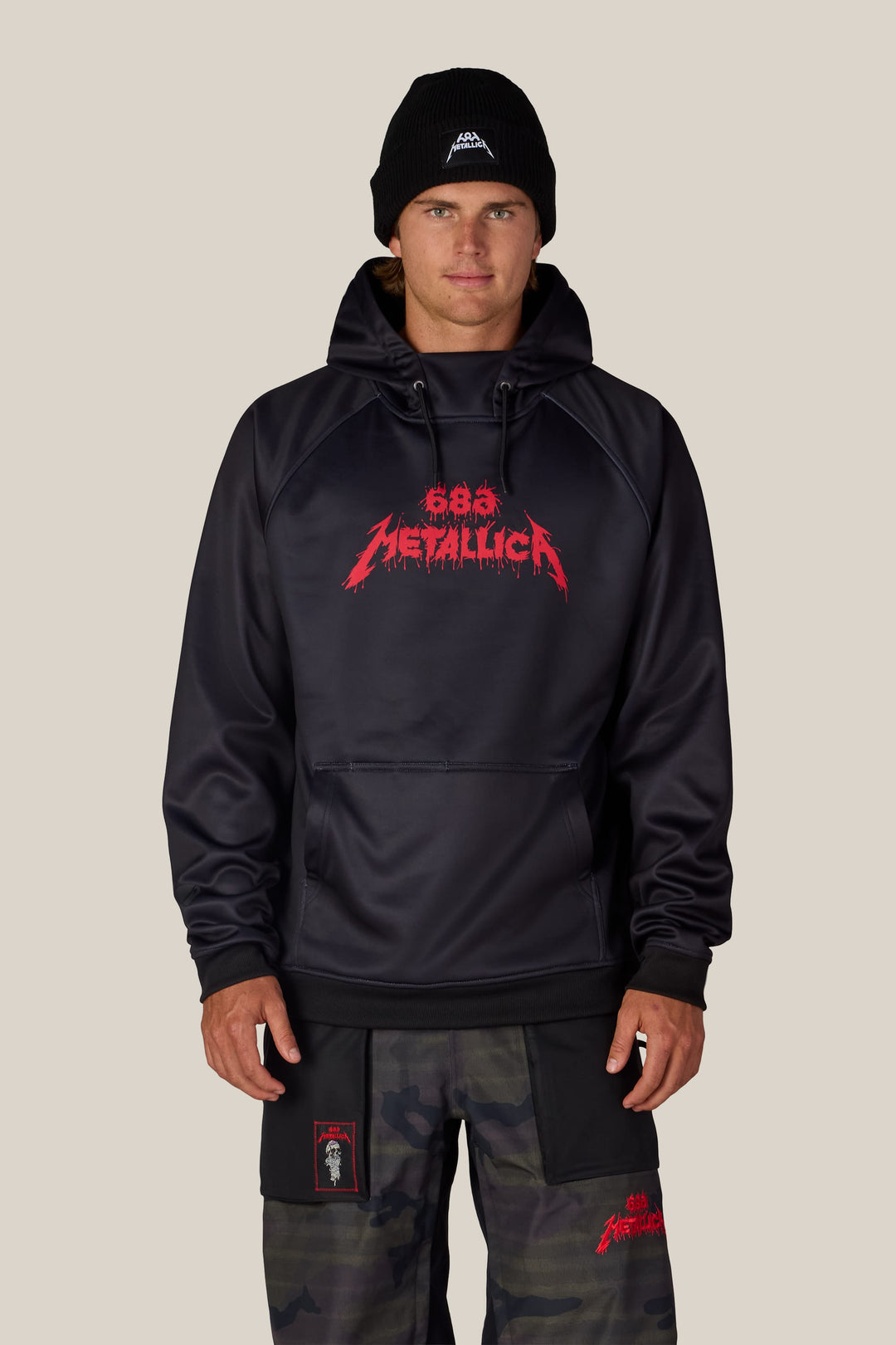 686 Mens Metallica Bonded Fleece Pullover Hoody