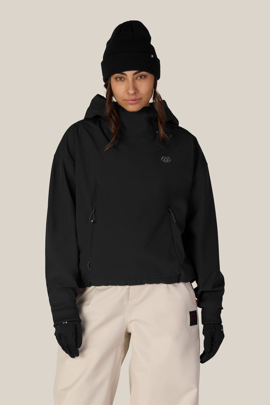 686 Womens Waterproof Team Crop Hoody