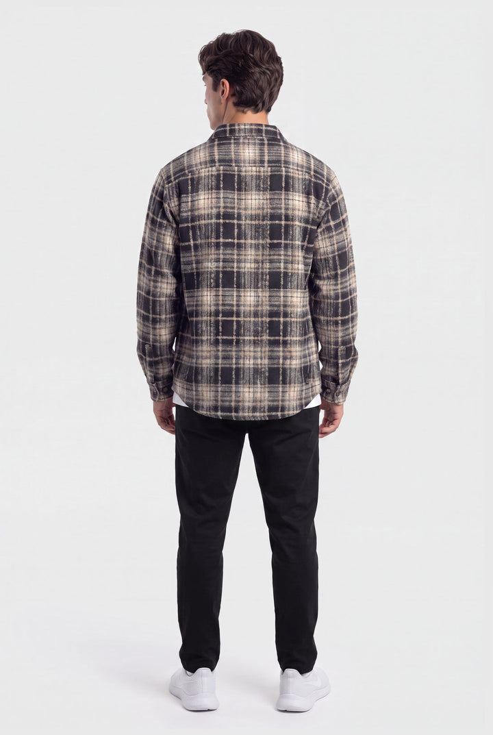 TEAMLTD Mens Cabin Plaid Overshirt