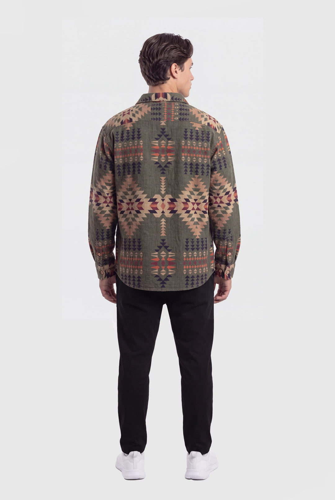 TEAMLTD Mens Trail Aztec Overshirt
