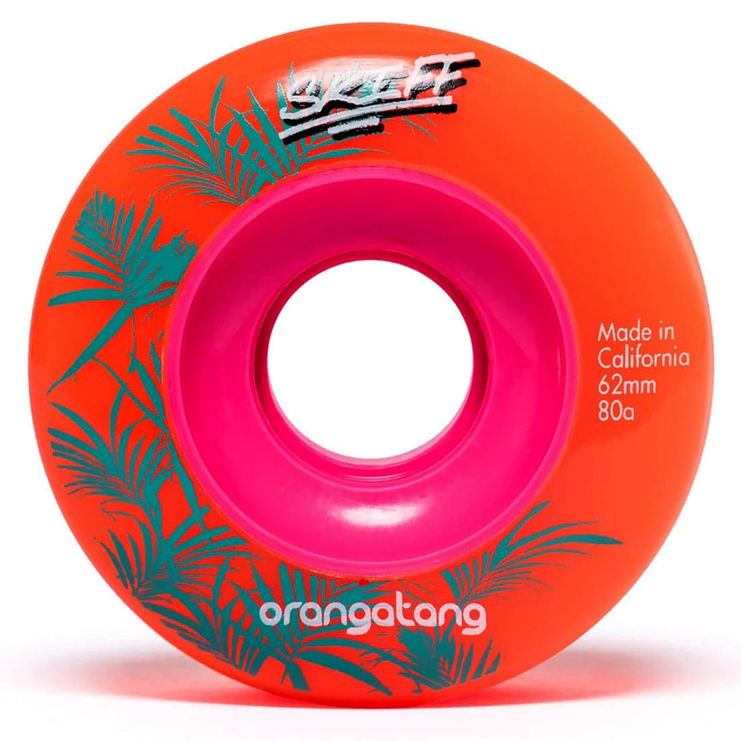 Orangatang Skiffs Wheels | Orange 80A 62mm