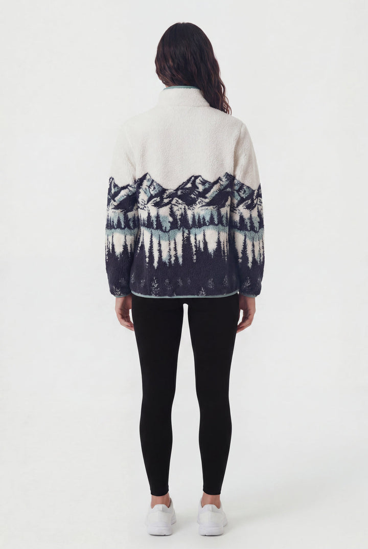 TEAMLTD Womens Peaks Sherpa Pullover
