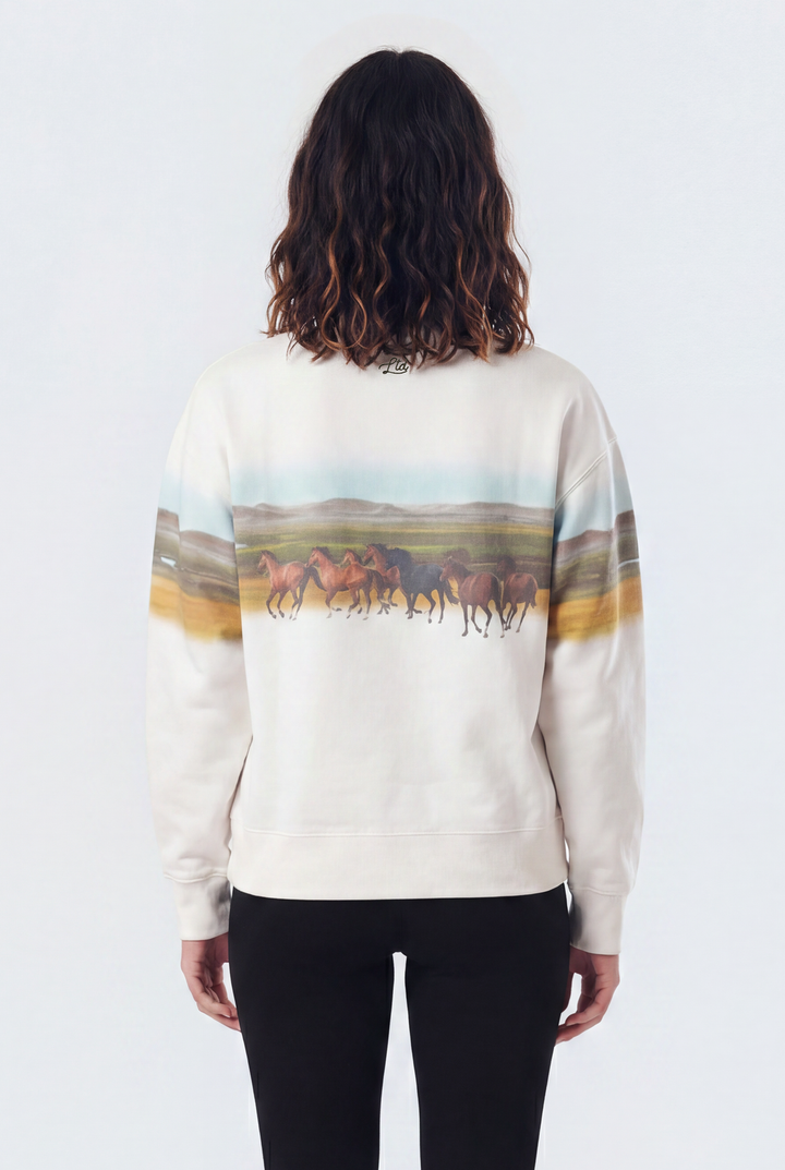 TEAMLTD Womens Run Wild Crewneck