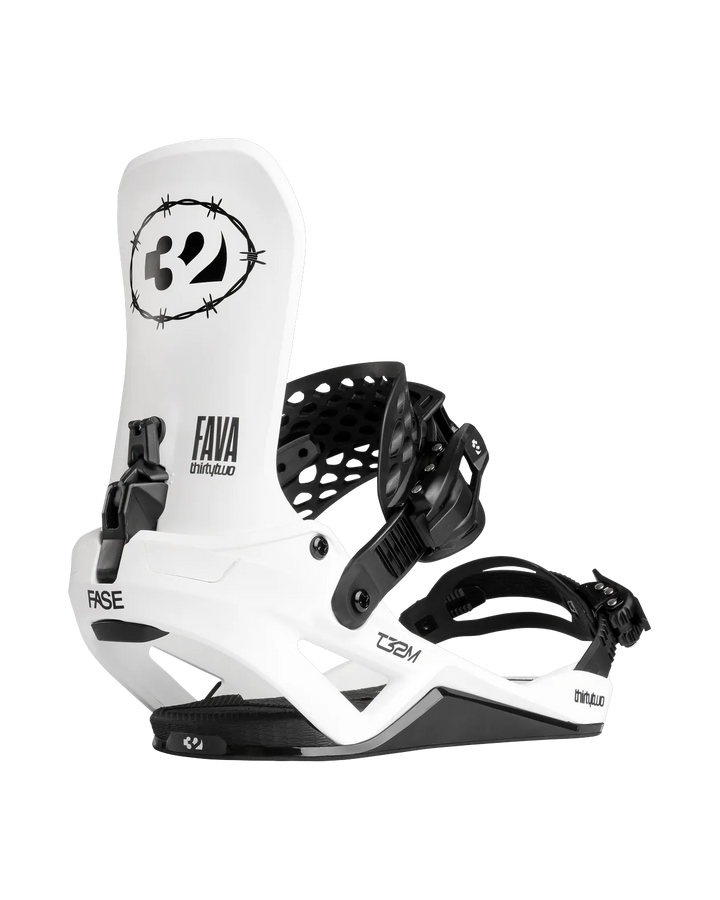Thirty Two T32M Fava Fase Unisex Bindings | Fava White