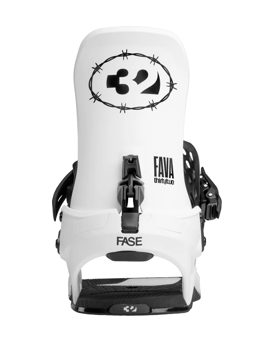Thirty Two T32M Fava Fase Unisex Bindings | Fava White