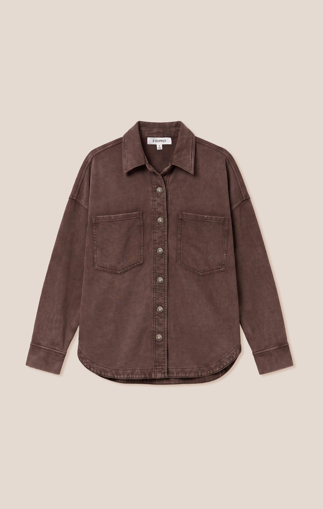 Z Supply Women’s All Day Knit Jacket in Dark Chocolate, additional view