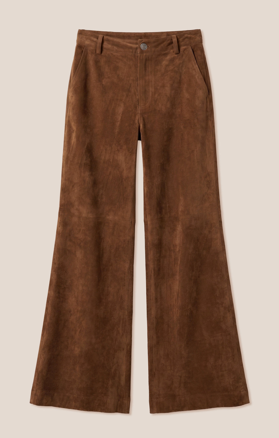 Z Supply Women’s Cecile Mid Rise Wide Leg Pant in Saddle Suede, additional view