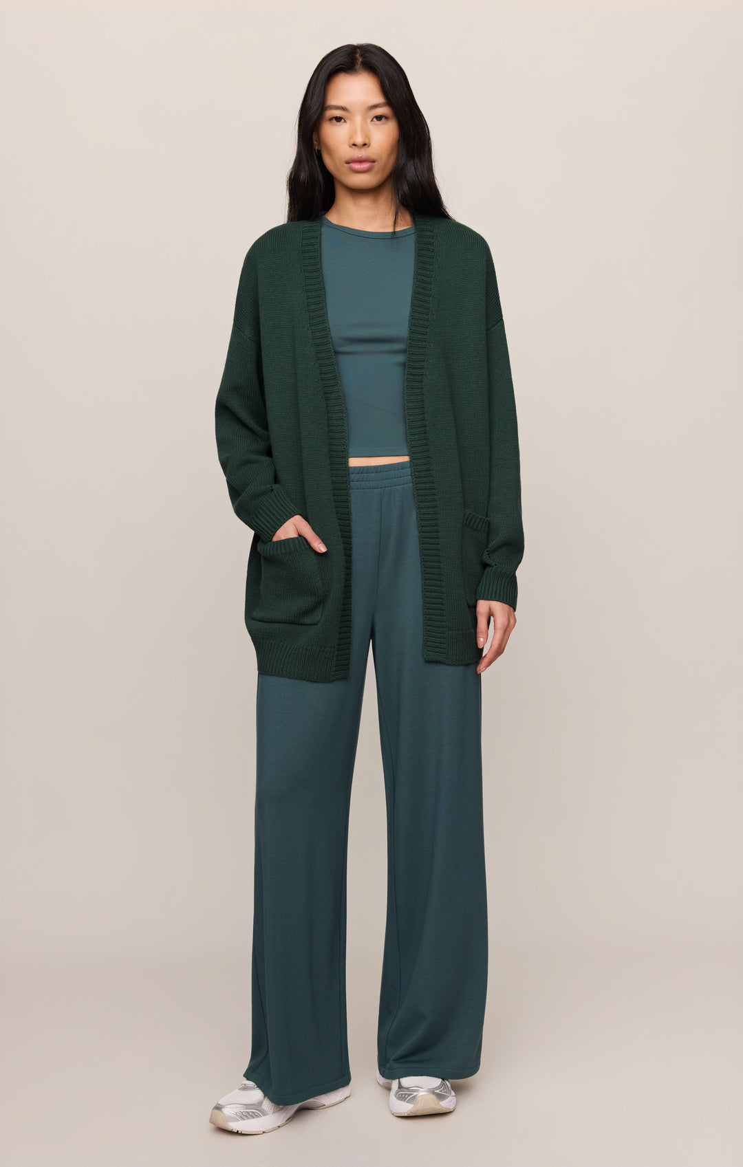 Z Supply Women’s In Transit Modal Pant in Emerald Cove, additional view