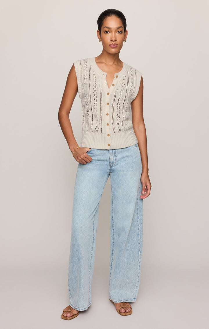 Z Supply Women’s Cabot Sweater Vest in Sandstone, additional view