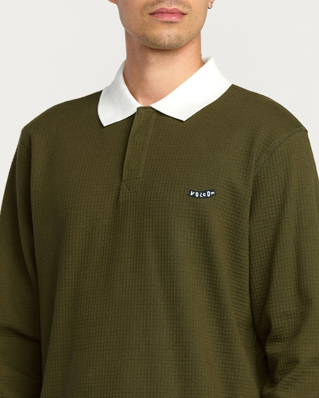Volcom Curbstone Long Sleeve Polo (Men&
