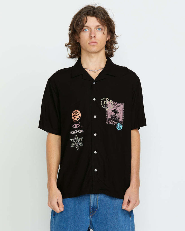 Volcom Fa F Rygalski Woven Short Sleeve (Men&
