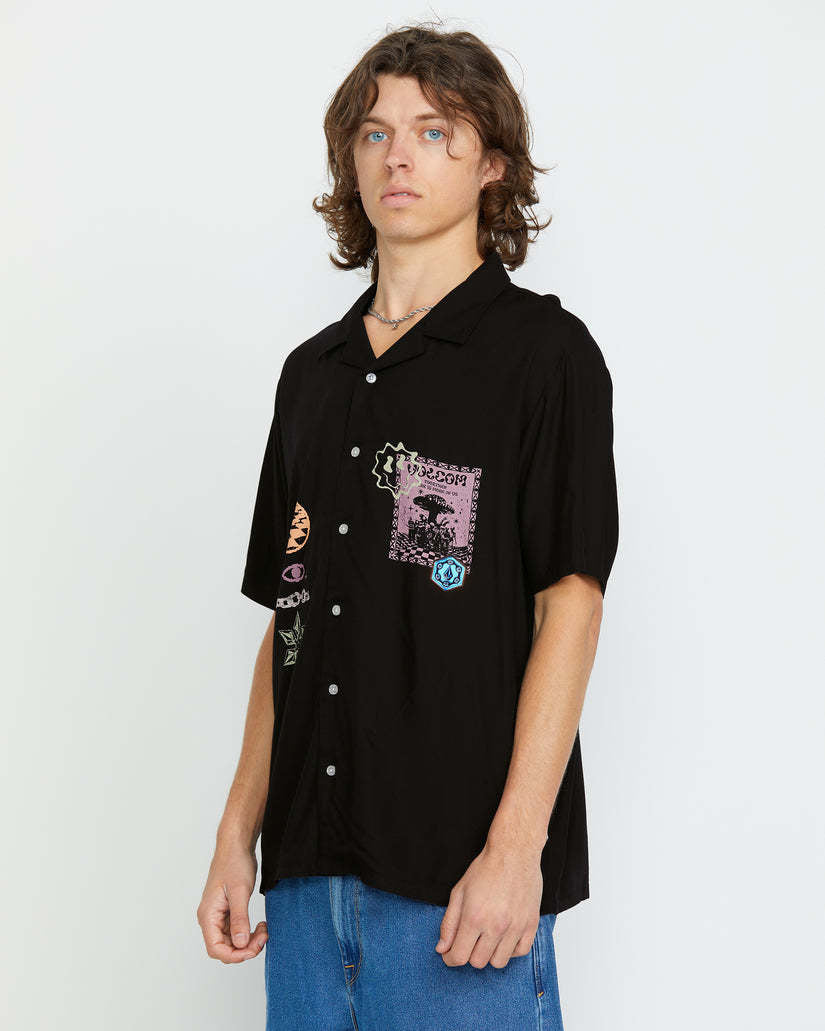 Volcom Fa F Rygalski Woven Short Sleeve (Men&