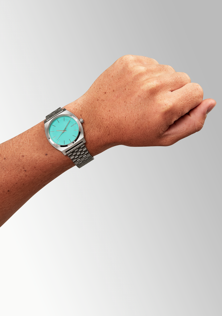 Nixon Time Teller | Silver/Turquoise