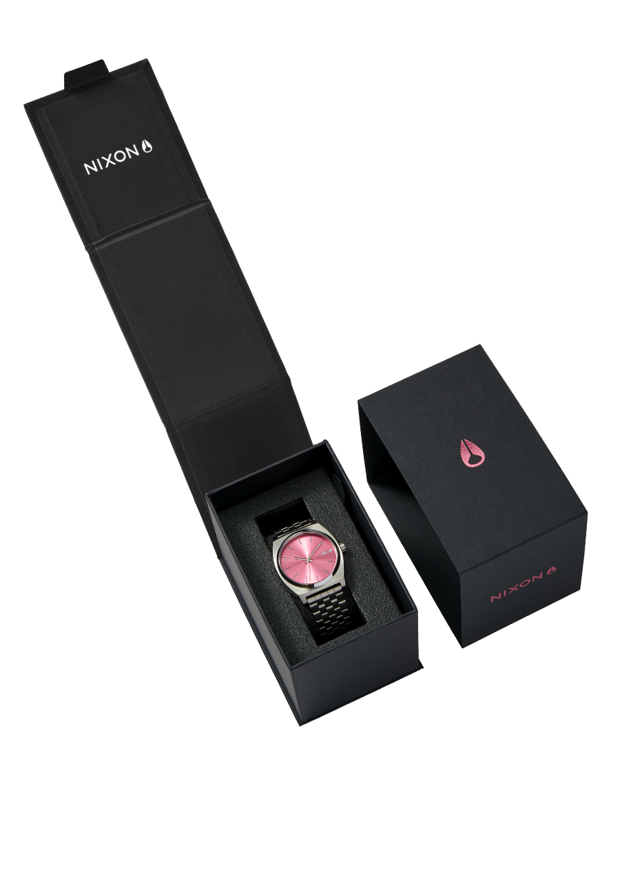 Nixon Time Teller | Silver/Pink