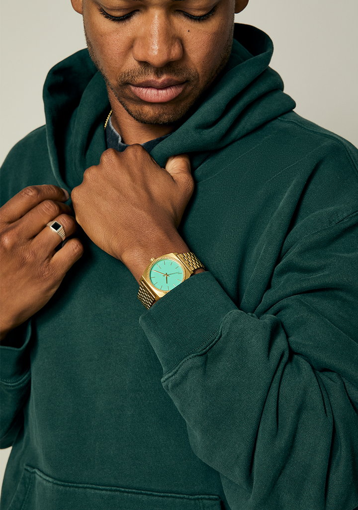 Nixon Time Teller | Gold/Turquoise/Gold