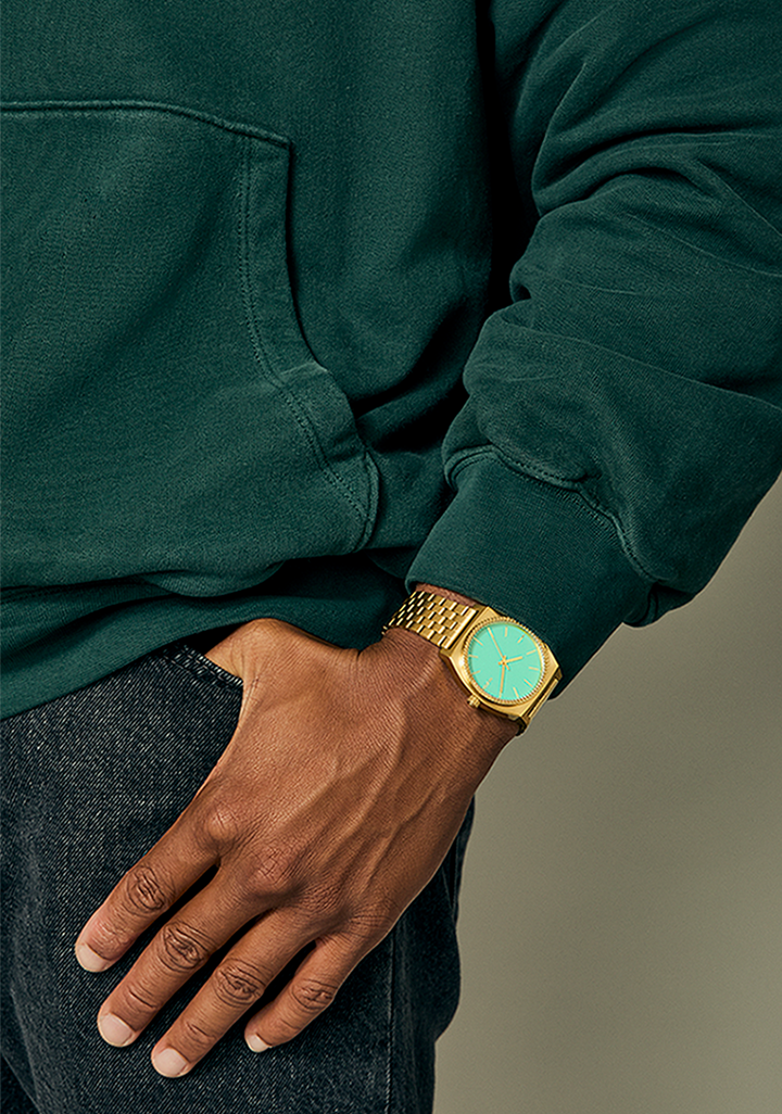 Nixon Time Teller | Gold/Turquoise/Gold