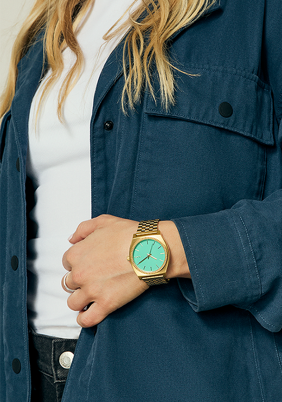 Nixon Time Teller | Gold/Turquoise/Gold