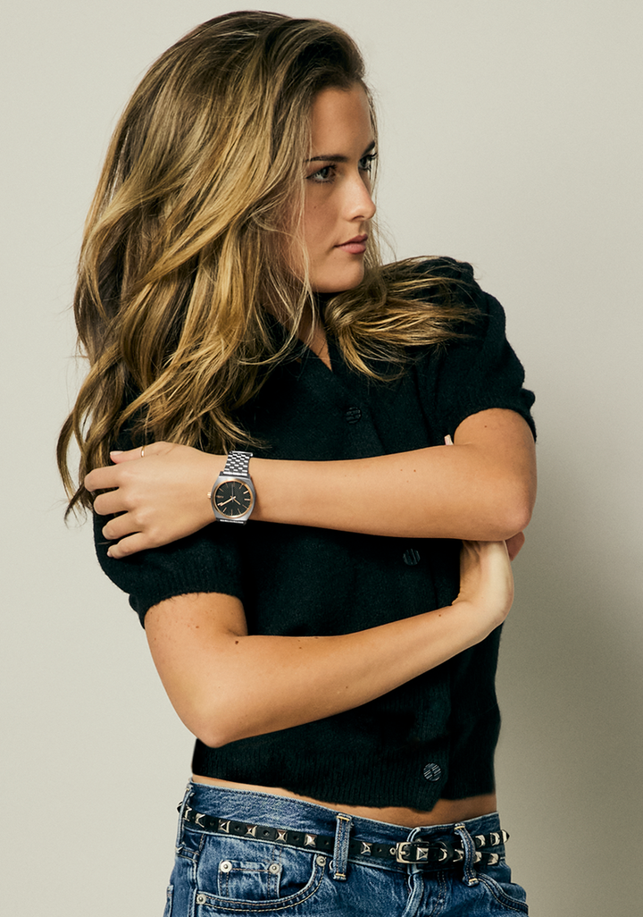 Nixon Time Teller | Silver/Rose Gold/Black