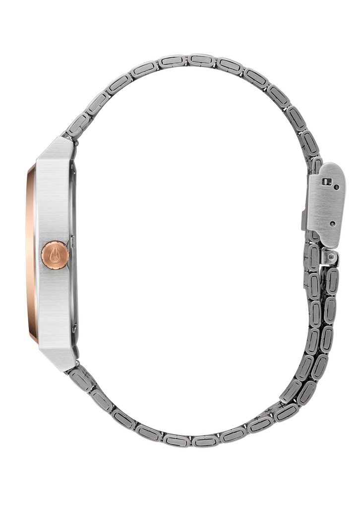 Nixon Time Teller | Silver/Rose Gold/Black