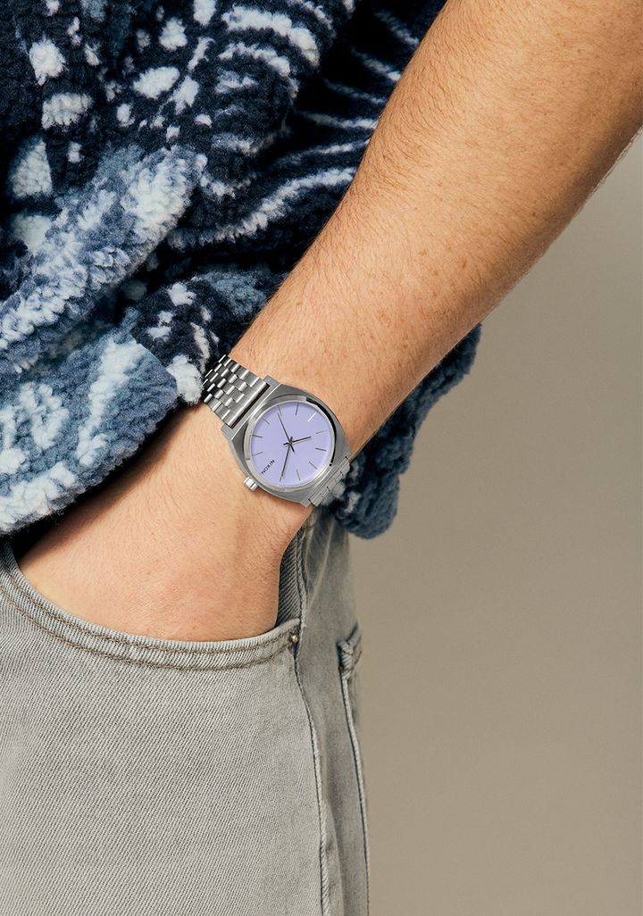 Nixon Time Teller | Silver/Lavender