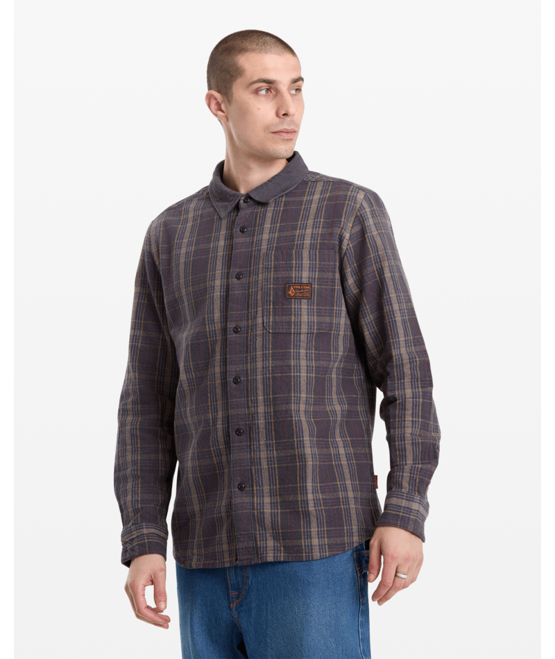 Volcom Stonevise Plaid Long Sleeve (Men&
