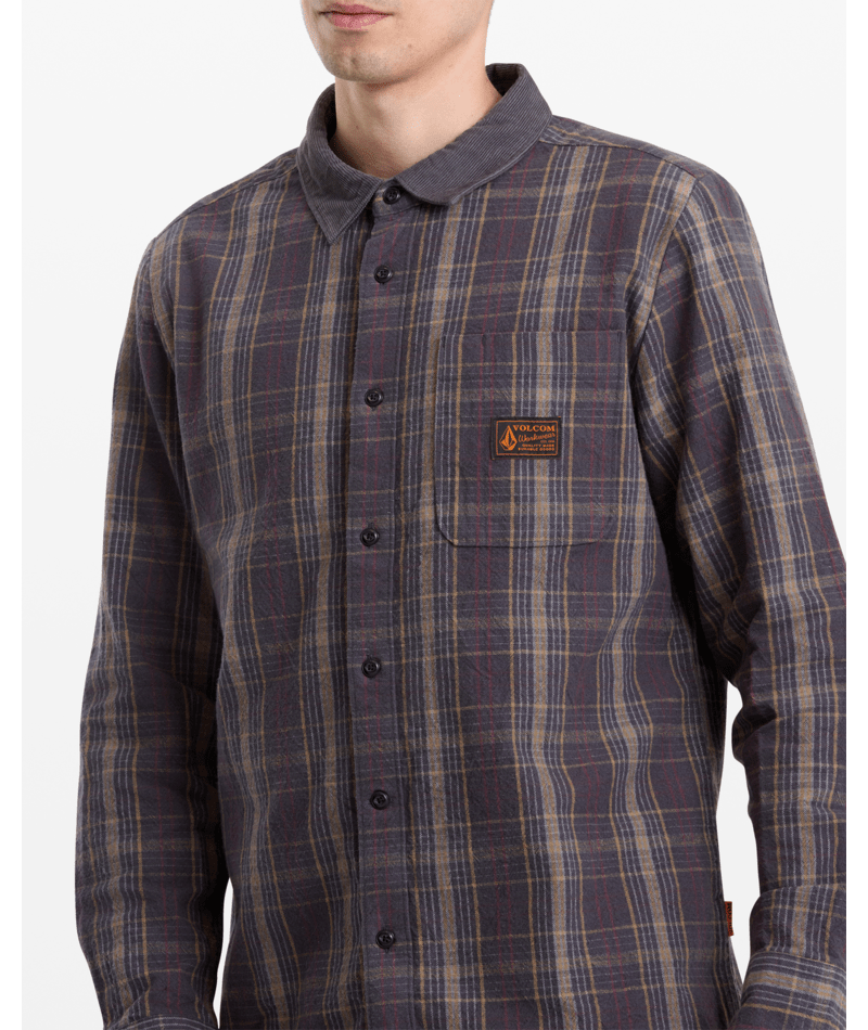 Volcom Stonevise Plaid Long Sleeve (Men&