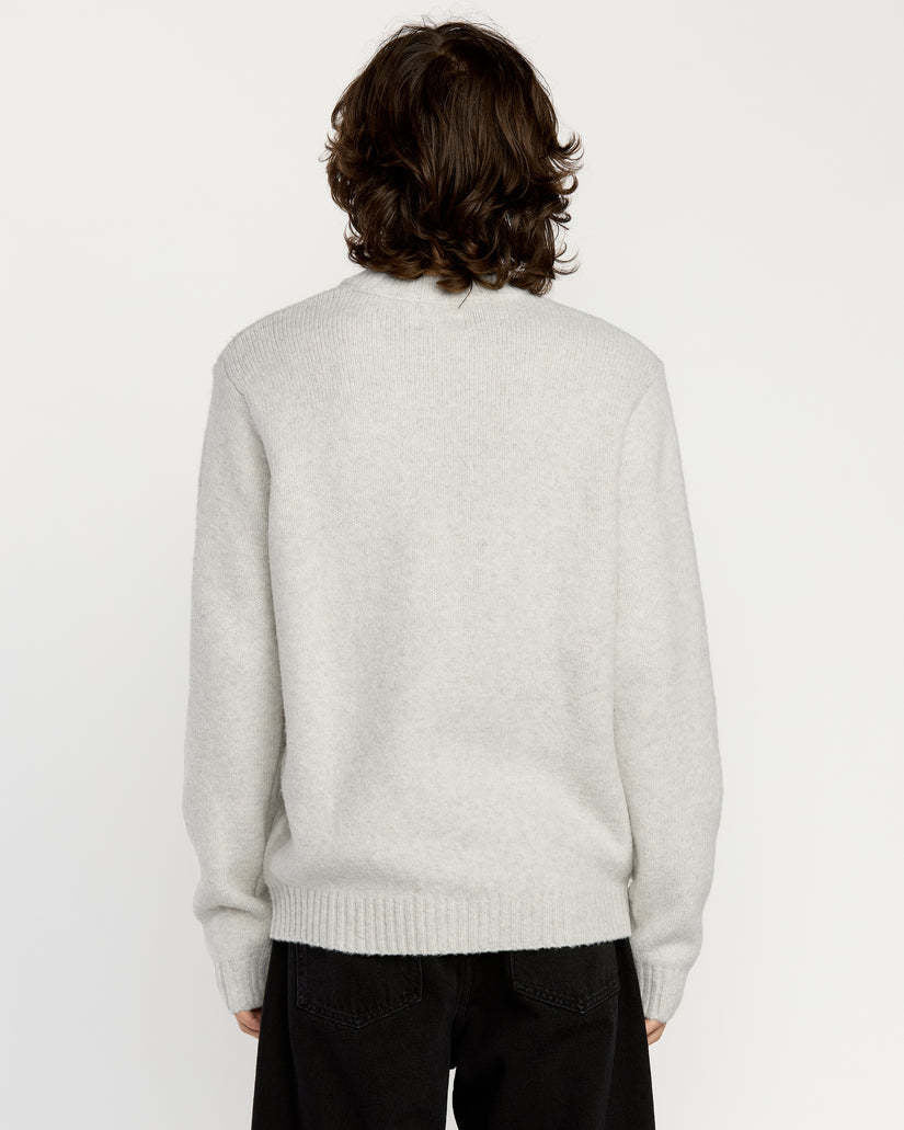 Volcom Edmonder II Sweater (Mens) | Dirty White