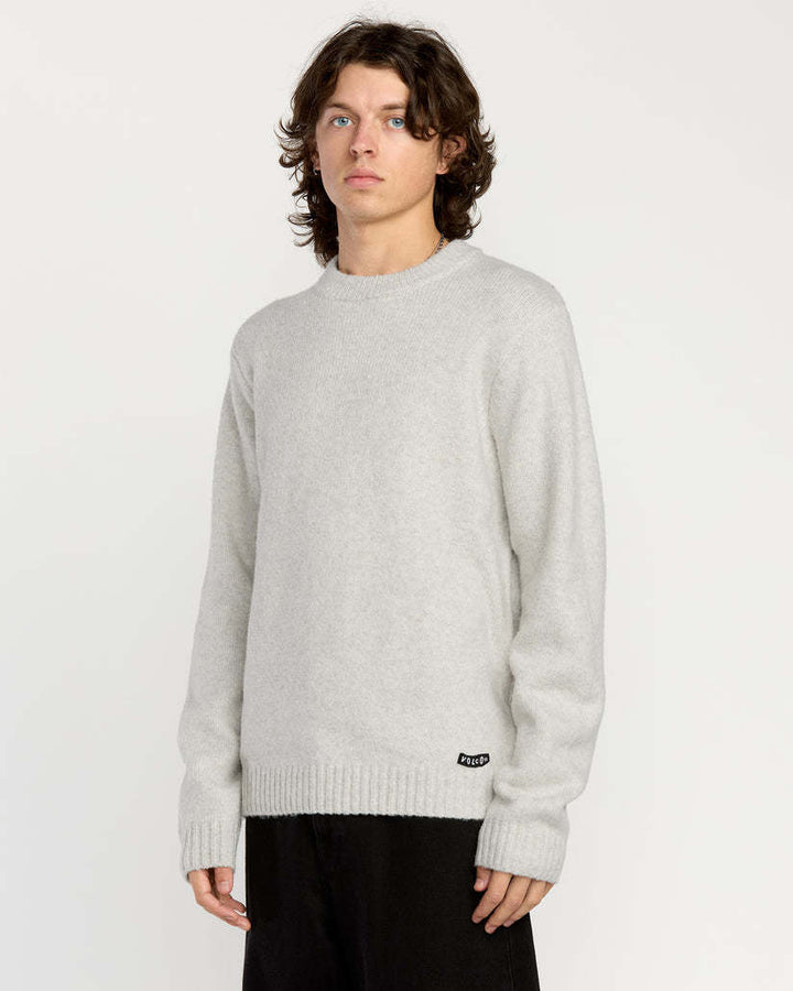 Volcom Edmonder II Sweater (Mens) | Dirty White