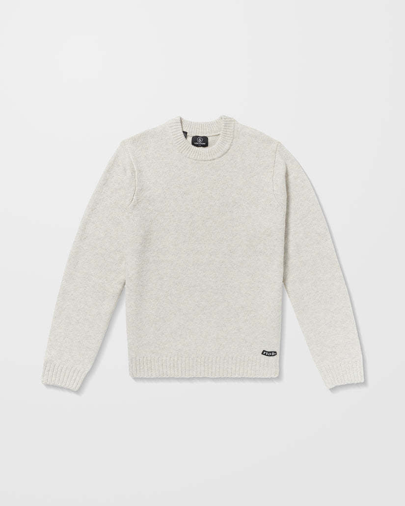 Volcom Edmonder II Sweater (Mens) | Dirty White