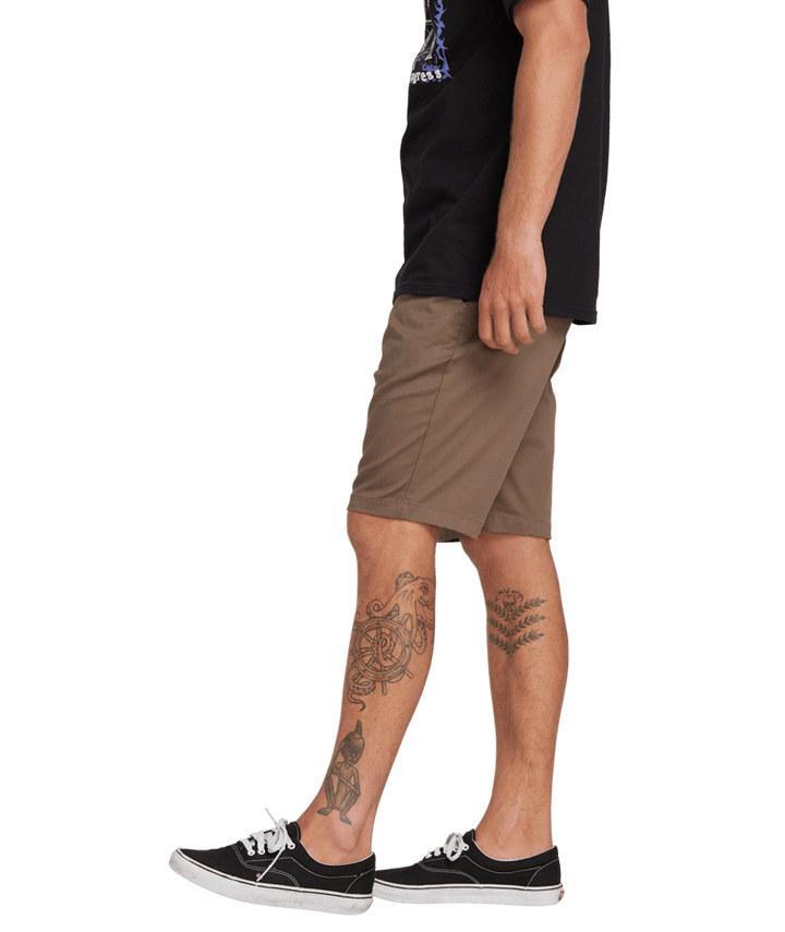 Volcom Mens Frickin Modern Stretch Short 21 | Mushroom