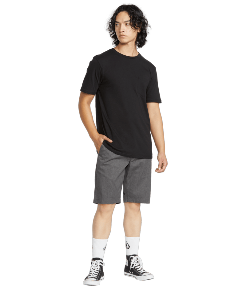 Volcom Frckn Mdn Strch Sht 21 (Mens) | Charcoal Heather