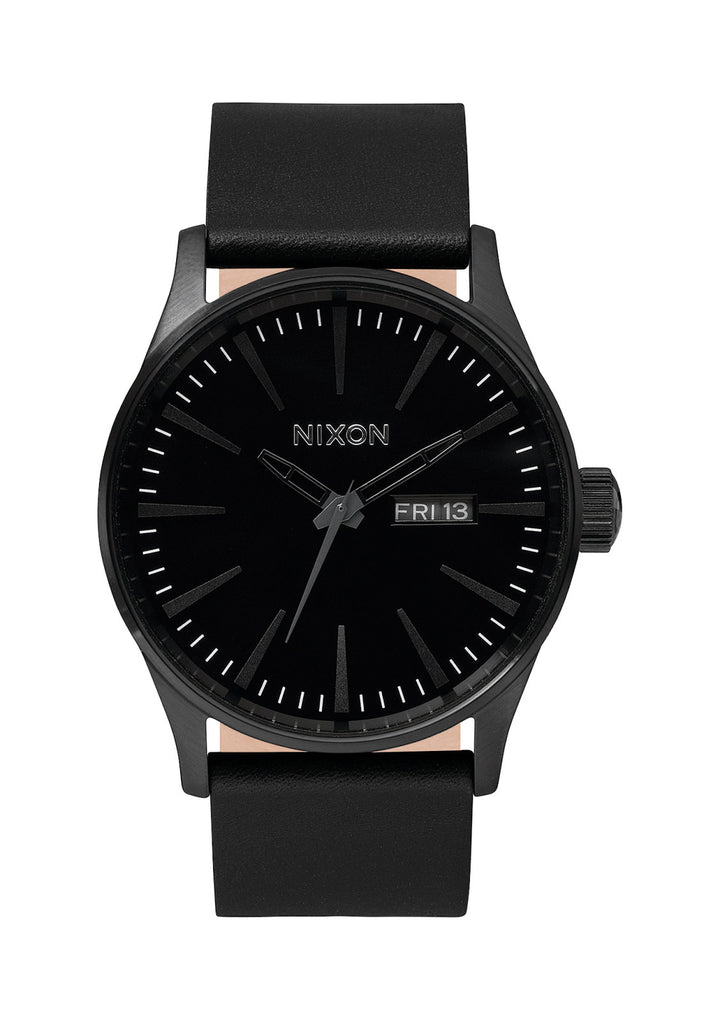 Nixon Sentry Leather | All Black