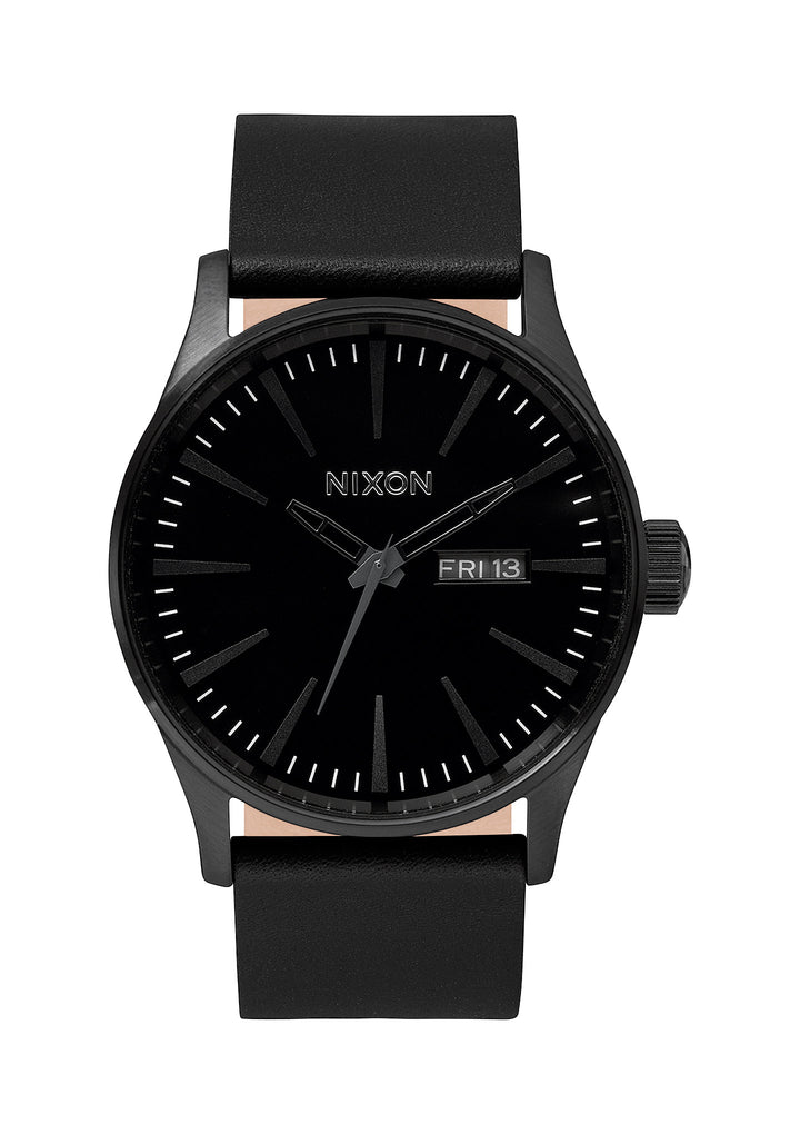 Nixon Sentry Leather | All Black
