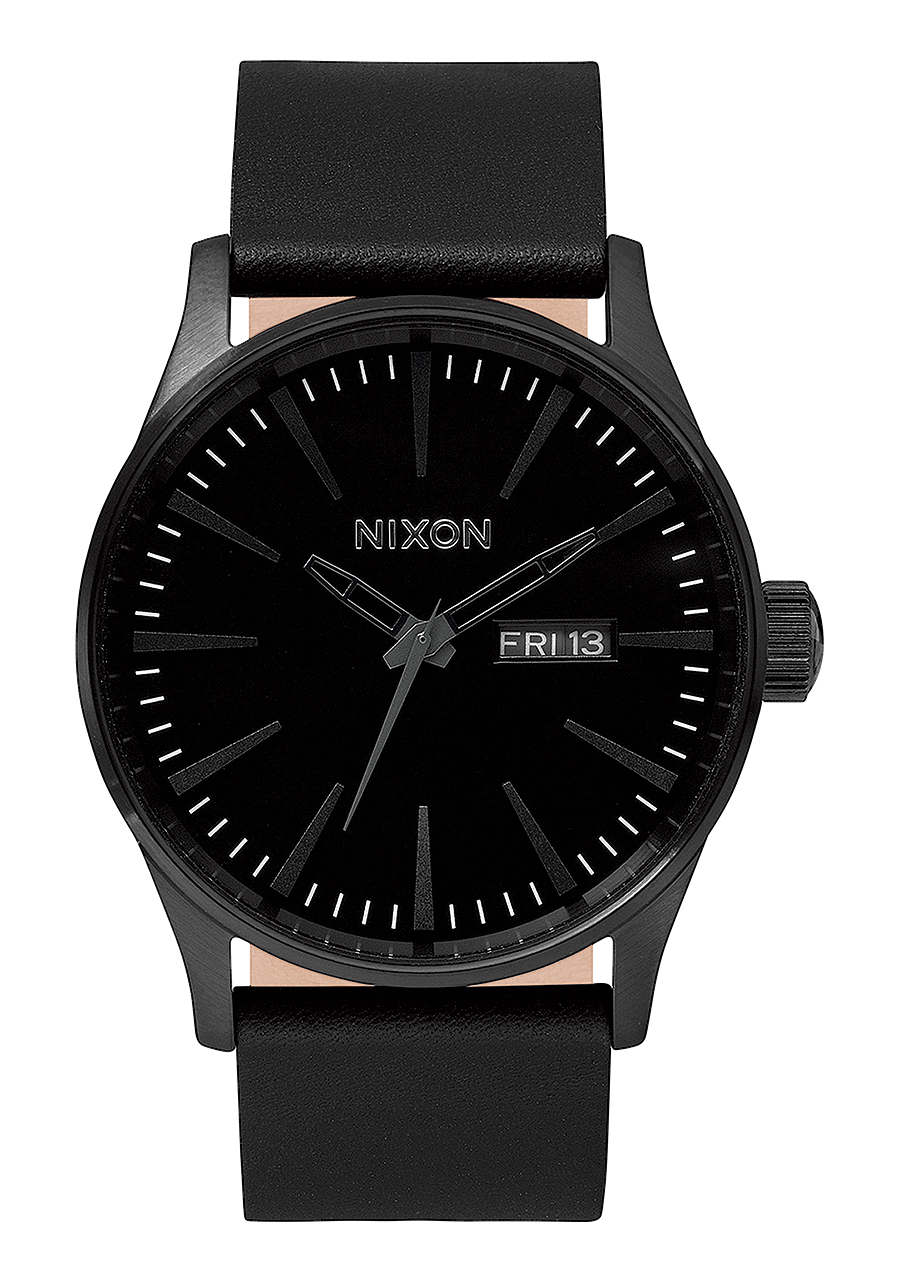 Nixon Sentry Leather | All Black