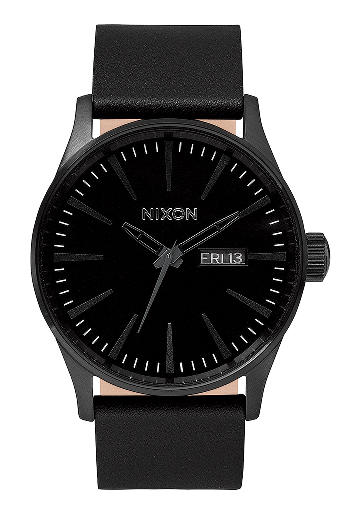 Nixon Sentry Leather | All Black