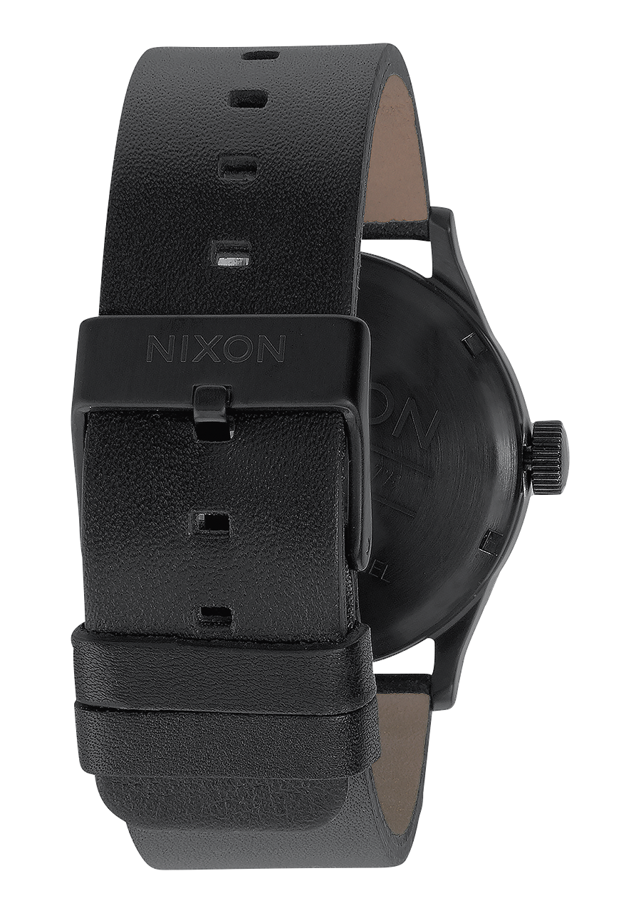 Nixon Sentry Leather | All Black