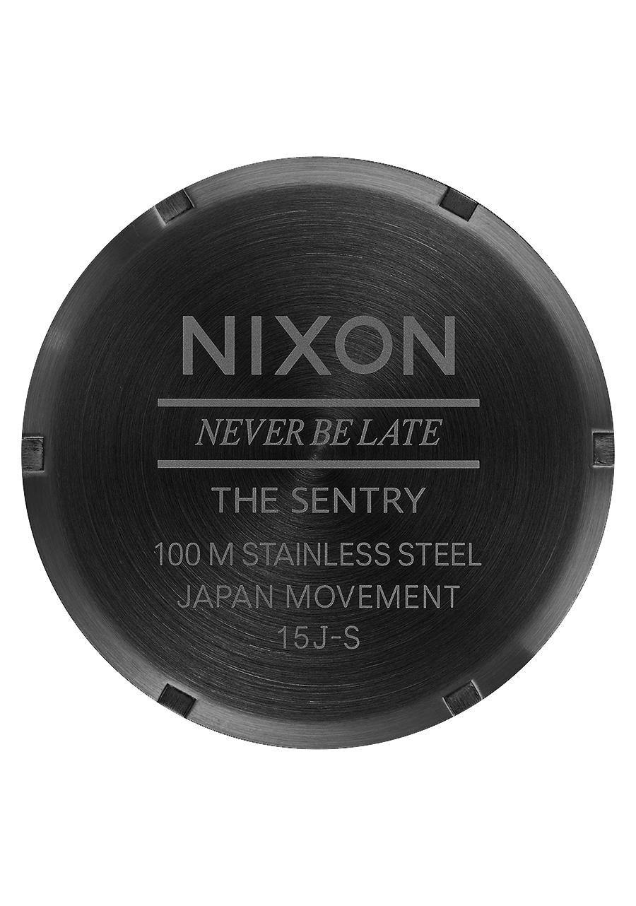 Nixon Sentry Leather | All Black