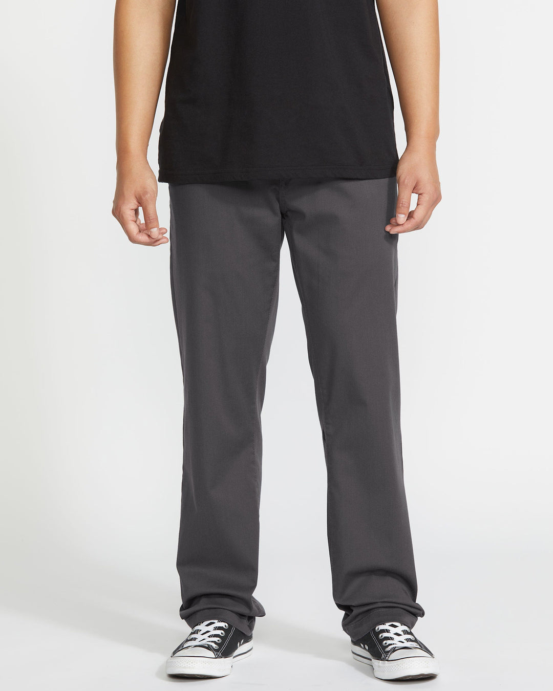 Volcom Frickin Modern Stretch Pant (Mens) | Charcoal Heather
