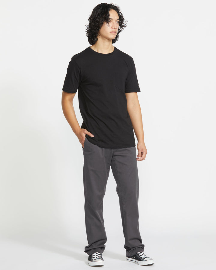 Volcom Frickin Modern Stretch Pant (Mens) | Charcoal Heather