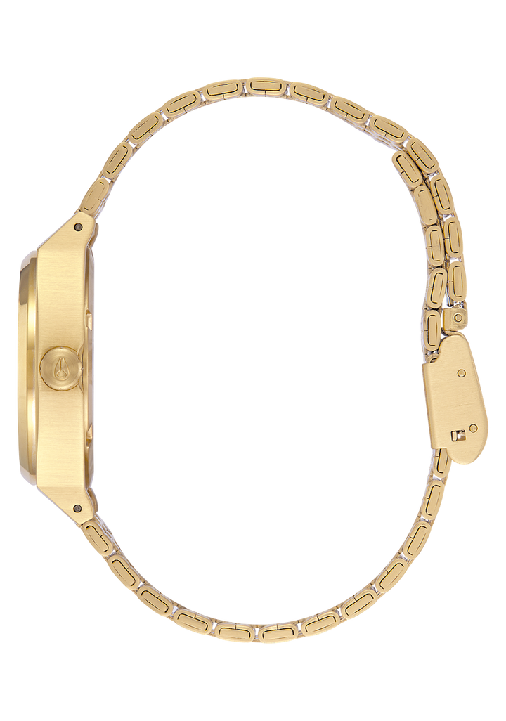Nixon Medium Time Teller | Light Gold/Turquoise
