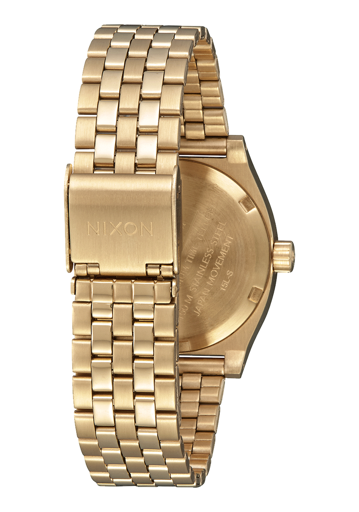 Nixon Medium Time Teller | Light Gold/Turquoise
