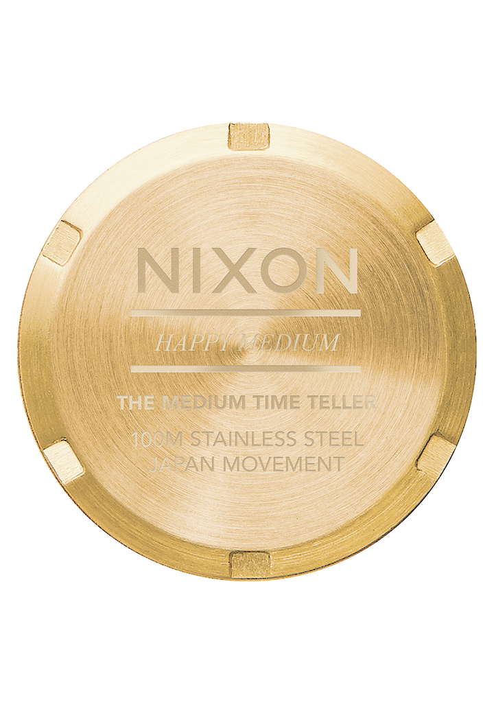 Nixon Medium Time Teller | Light Gold/Turquoise