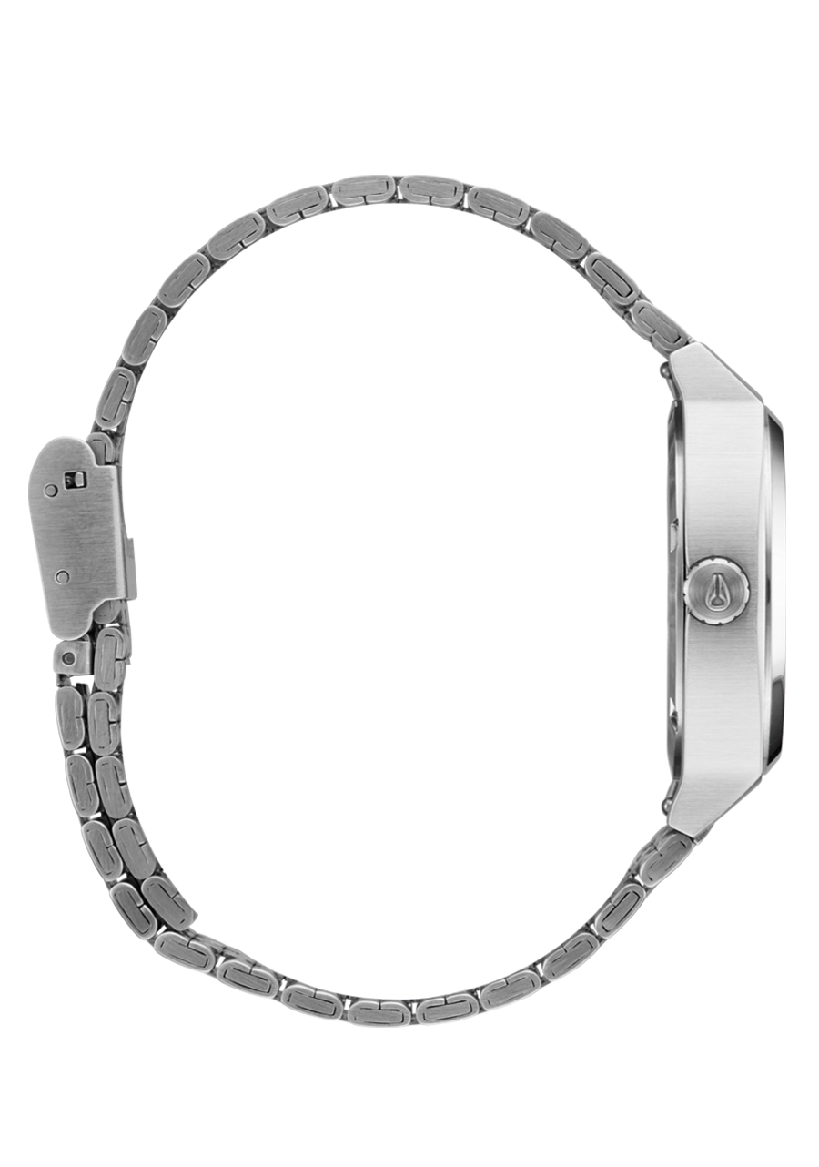 Nixon Medium Time Teller | Silver/Pink