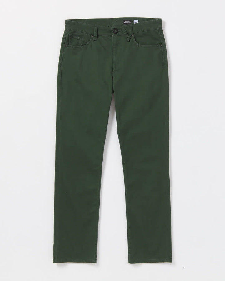 Volcom Solver 5 Pocket Slub (Mens) | Dark Forest