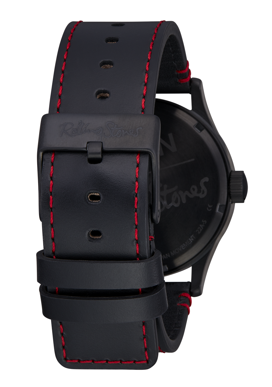 Nixon Rolling Stones Sentry Leather | All Black